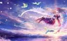 动漫星空魔幻人物图片魔幻背景魔 唯美动漫星空壁纸
